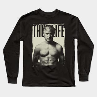 Thug Life Trump Engraved Long Sleeve T-Shirt